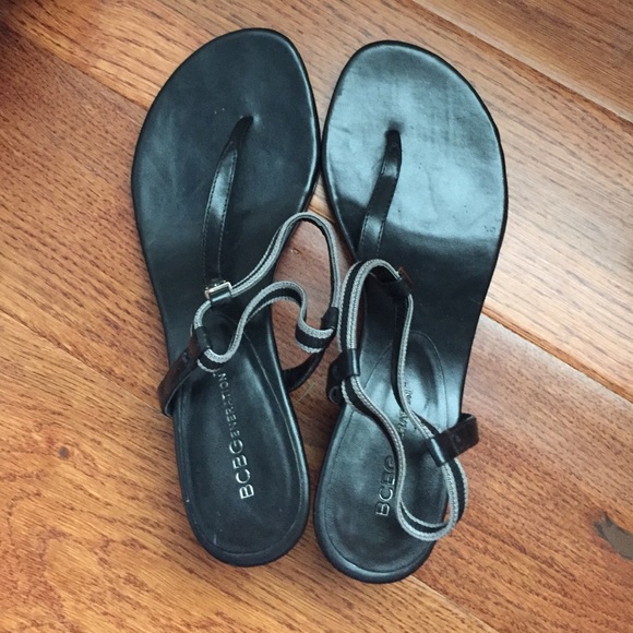 Black BCBG wedge