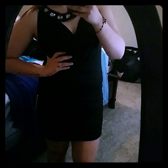Goddess black dress