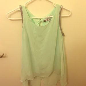 Jennifer Lopez hi-lo blouse