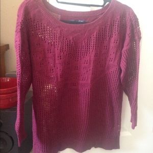 3/4 sleeve AE knit sweater