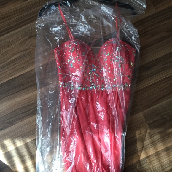 Prom dress (coral color)