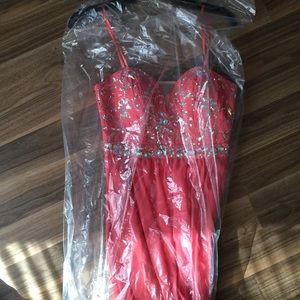 Prom dress (coral color)