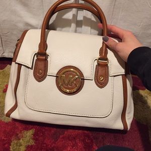 Michael Kors white purse