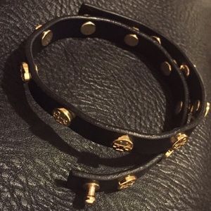 Black Tory Burch wrap bracelet :)
