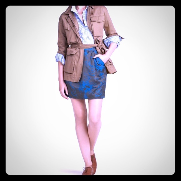 J.crew origami in toile jacquard