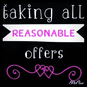 Feel free to make an offer