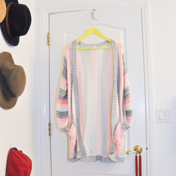 long loose knit sweater
