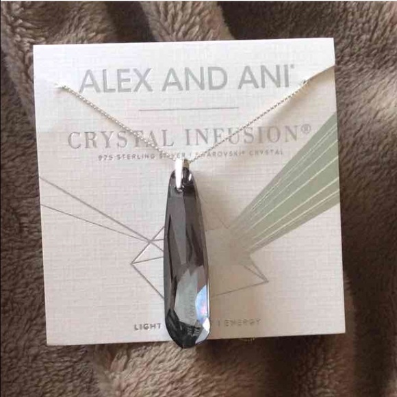 Alex and Ani Swarovski necklace