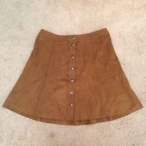 Abercrombie suede skirt (High waisted) Size:S/M