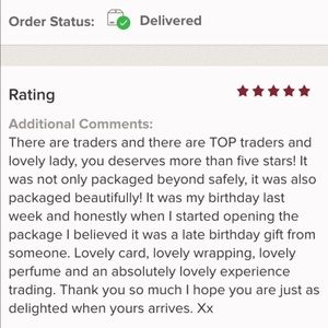 Trade rating