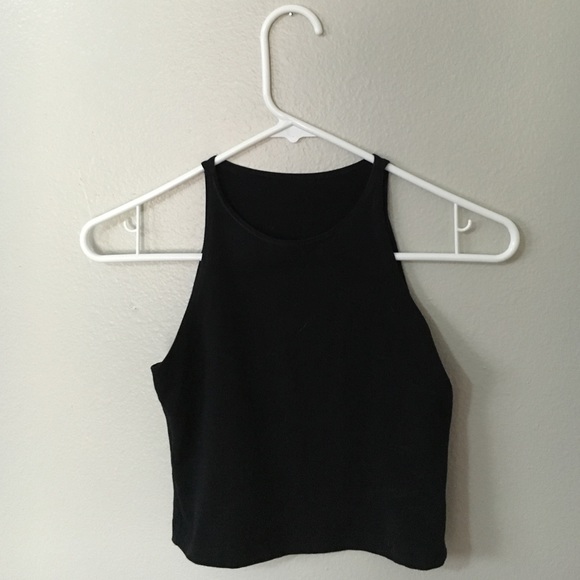 AA Cotton Spandex Sleeveless Crop Top