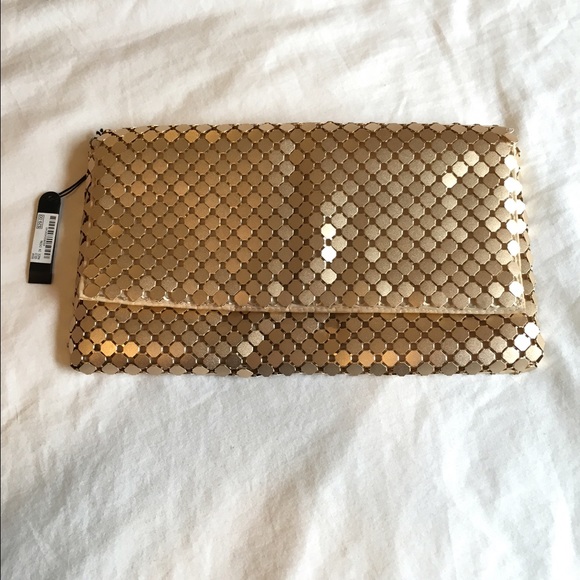 Gold Clutch Handbag