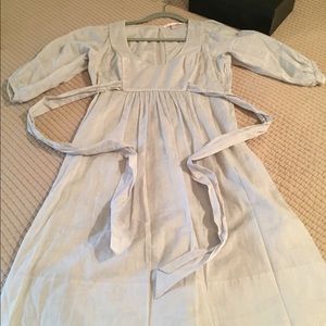 New Rebecca Taylor white/silver thread dress s2