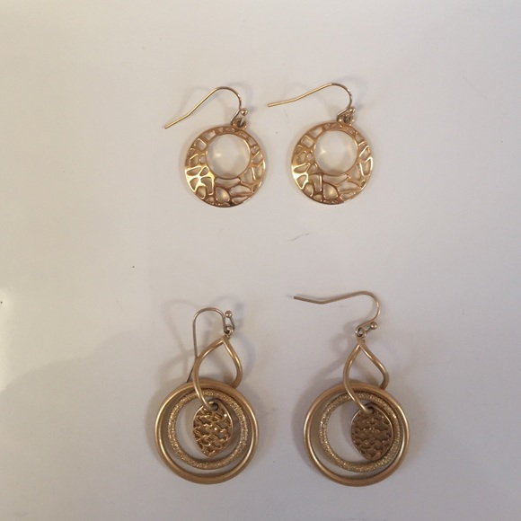 SALE!!  Lia Sophia gold earring bundle
