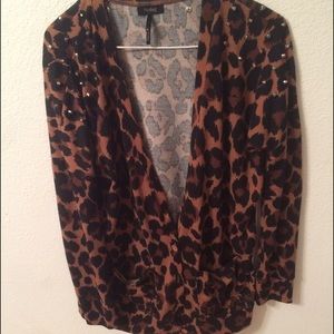 Cheetah Print Cardigan