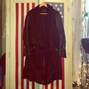 All Saints Leather Sleeve Parks