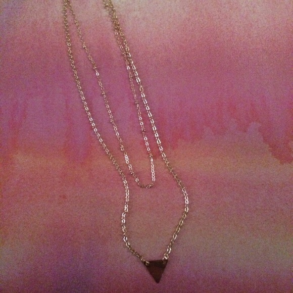 💟Double Triangle Necklace💟 - Picture 2 of 3