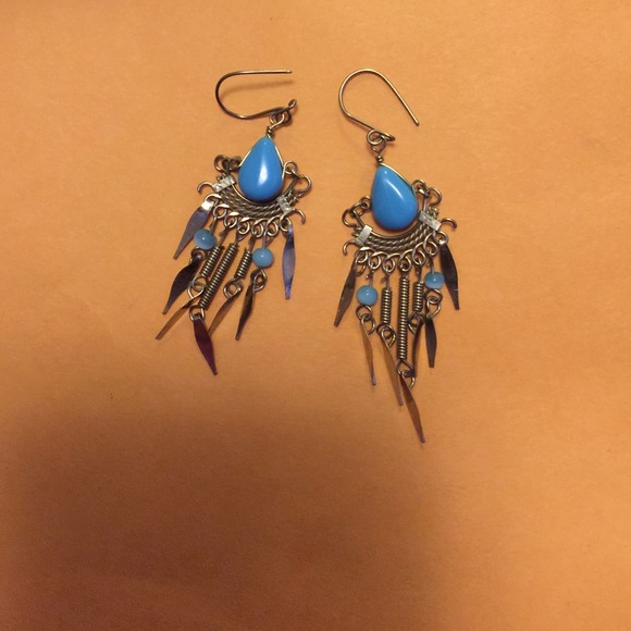 Hand design earrings
