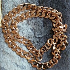 Rose gold LuvAj long necklace