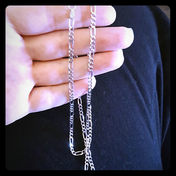 Sterling .925 Silver Figaro Chain