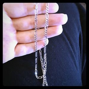 Sterling .925 Silver Figaro Chain