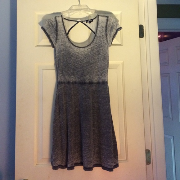 faded navy/grey dress!
