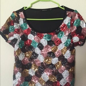 Sequin shirt