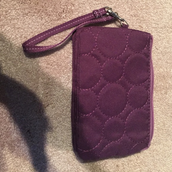 Purple clutch