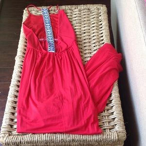 Stunning Red Maxi Summer Dress