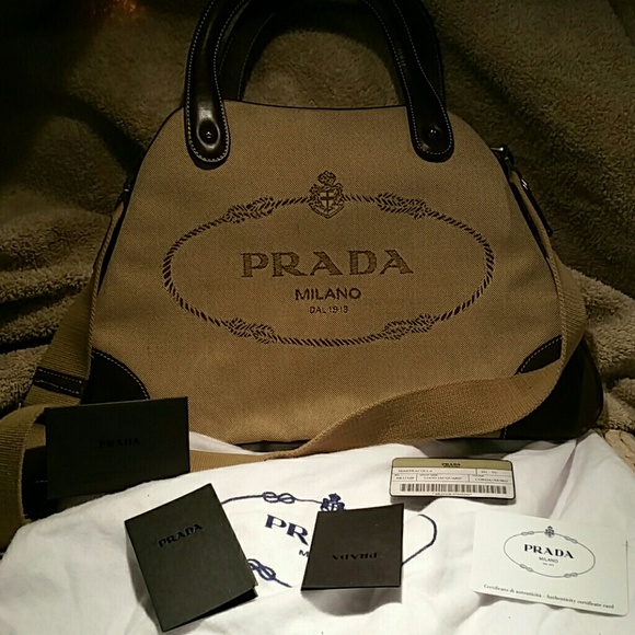Prada Logo Jacquard bag Purse