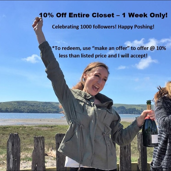 10% Off Entire Closet