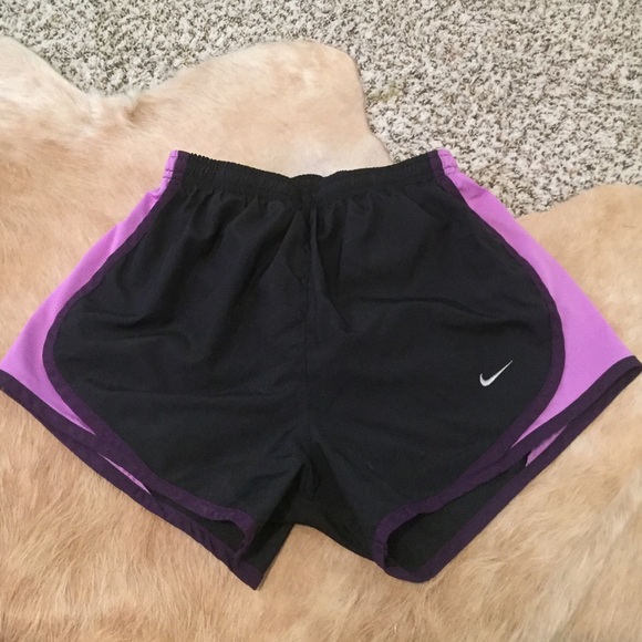 Purple & Black Dri-Fit Nike Shorts
