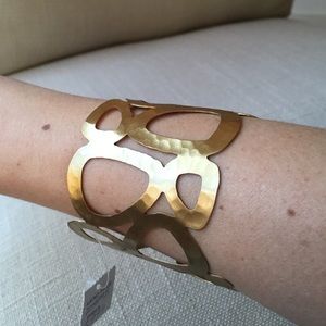 NWT gold cuff bracelet