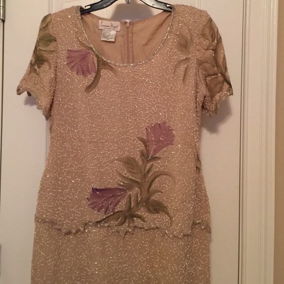 Beautiful Laurence Kazar Evening Gown in Sz 10 - Picture 3 of 4
