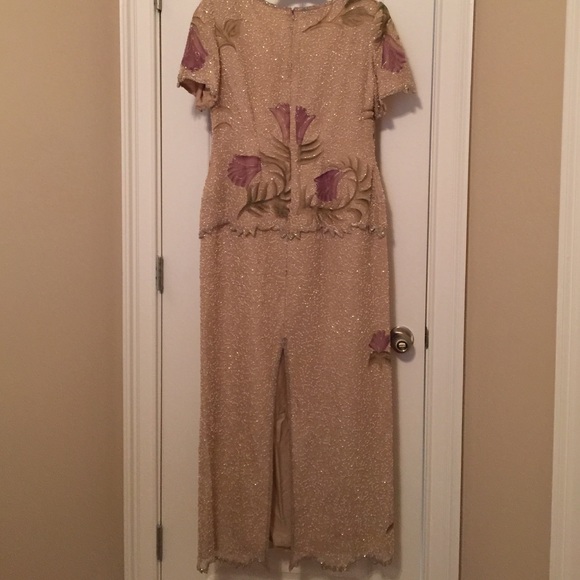 Beautiful Laurence Kazar Evening Gown in Sz 10 - Picture 4 of 4