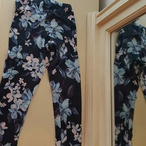 Flower print leggings