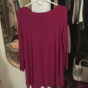 Magenta tunic. Size small.