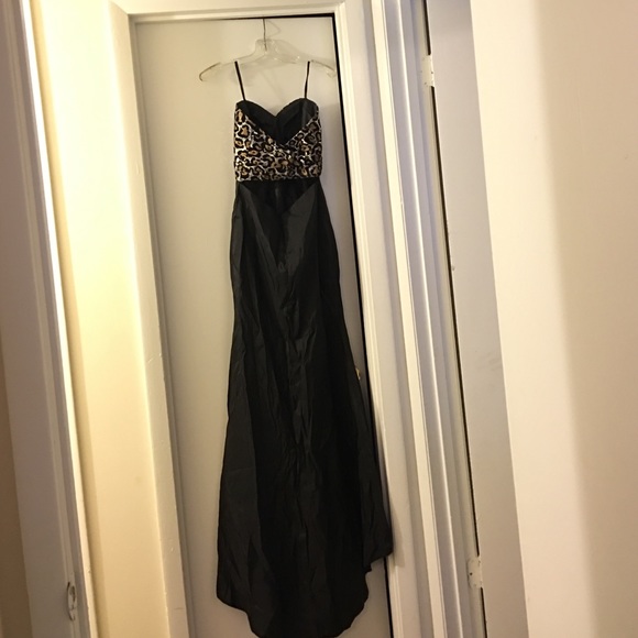 Cheetah sequin Prom Dress - Picture 2 of 4