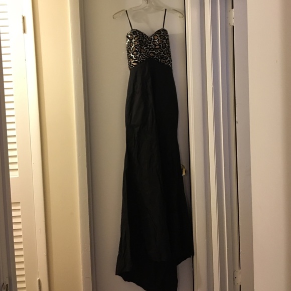 Cheetah sequin Prom Dress - Picture 4 of 4