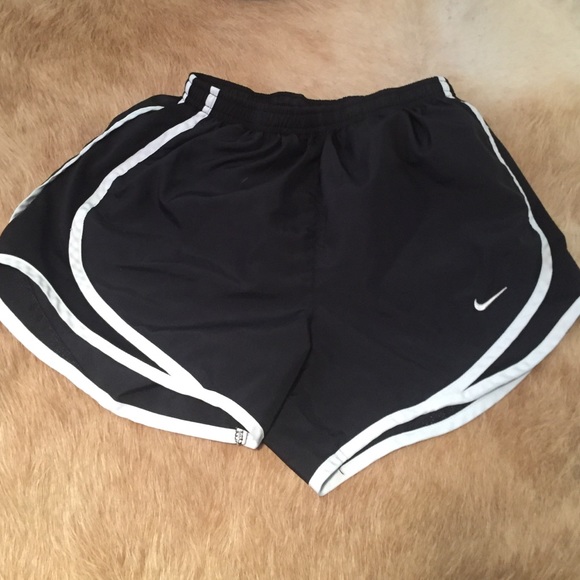 Black & white Nike Dri-Fit shorts