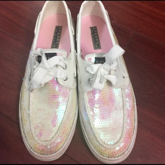 Sparkly Sperry Top Slider