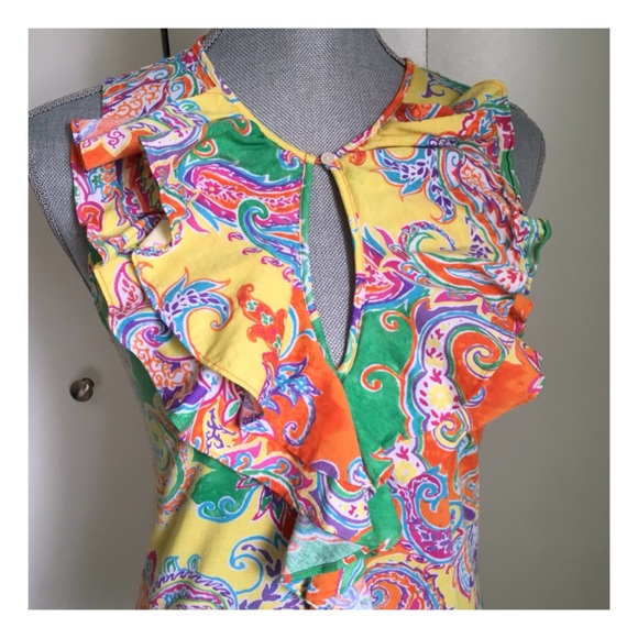 🔥HP🔥 Adorable Ralph Lauren paisley top - Picture 2 of 4