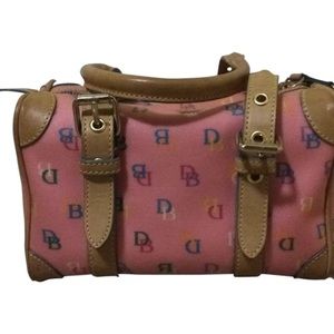 Dooney & Burke pink small Doctor satchel