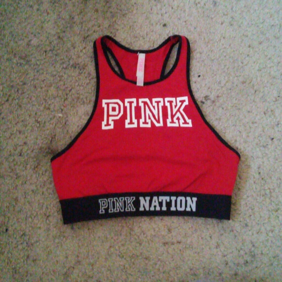 Pink Sports Bra