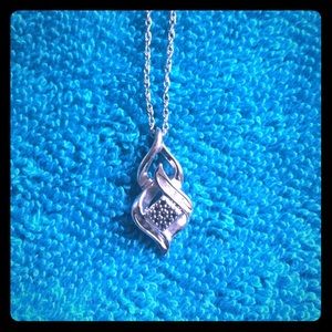 Genuine diamond necklace