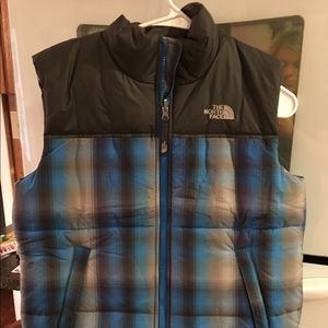 Boys Northface Down Vest Sz 10/12