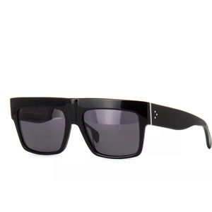 Celine zz top black wayfarer polarized sunglasses
