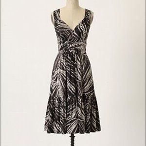 Anthropologie Tiered Fronds dress