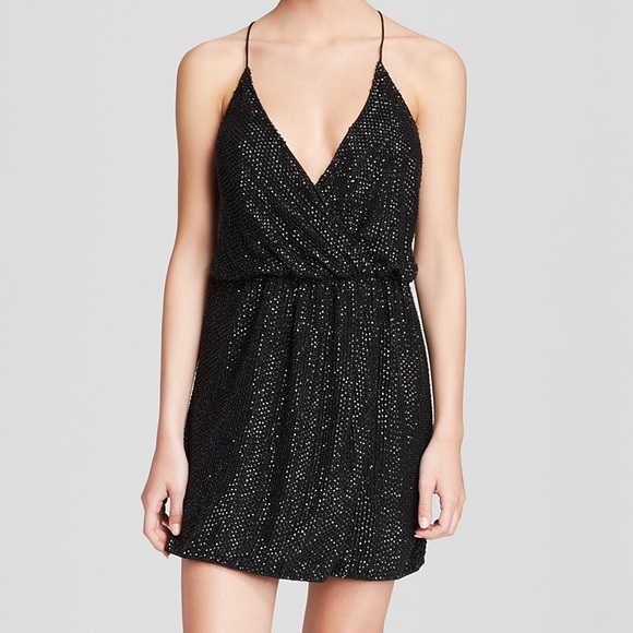 Parker little black sequin dress