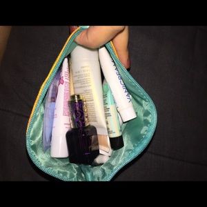 Ipsy bag with skin care and primer samples